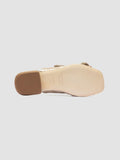 SUKI 006 - Goldfarbene Sandalen aus Leder - thumb image 5,side view