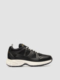 SUPURBIA 101 - Schwarze Low-Top-Sneaker aus Leder - thumb image 1,side view