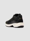 SUPURBIA 101 - Schwarze Low-Top-Sneaker aus Leder - thumb image 4,side view