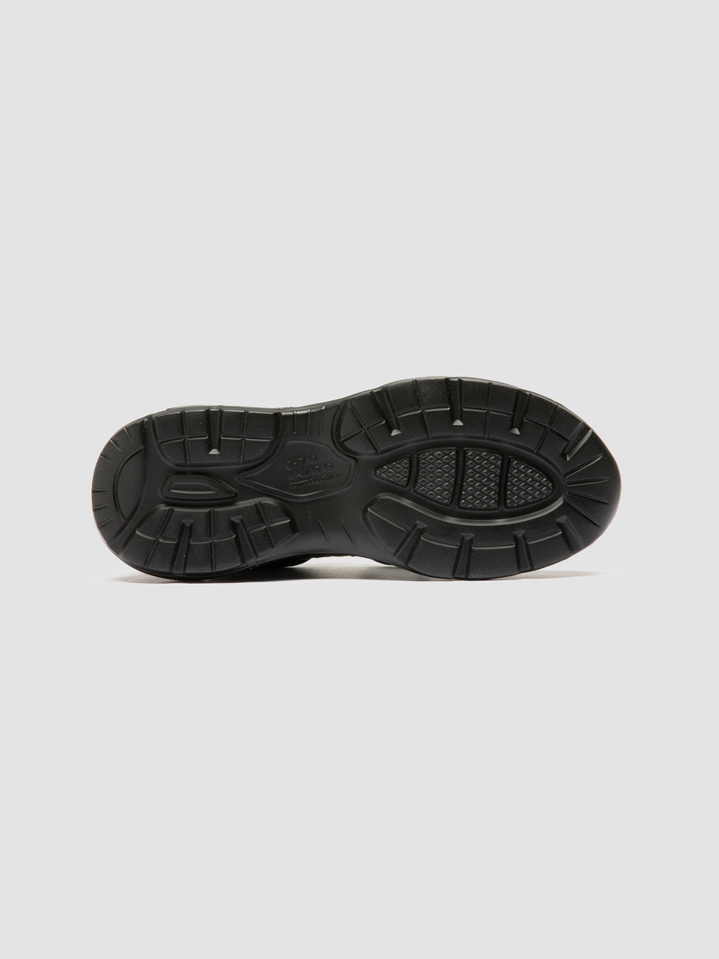 SUPURBIA 101 - Black Leather & Mesh Low Top Sneakers - image 5,side view