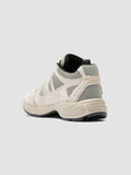 SUPURBIA 101 - Weiße Low-Top-Sneaker aus Leder und Wildleder - thumb image 4,side view
