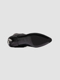 SUZY 006 - Schwarze Stiefel aus Wildleder mit Reißverschluss - thumb image 5,side view