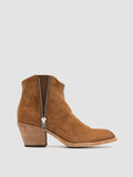 SYDNE 015 - Braune Stiefeletten aus Wildleder - thumb image 1,side view