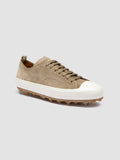 VULCAN 101 - Taupe Suede Low-Top Sneakers - thumb image 3,side view