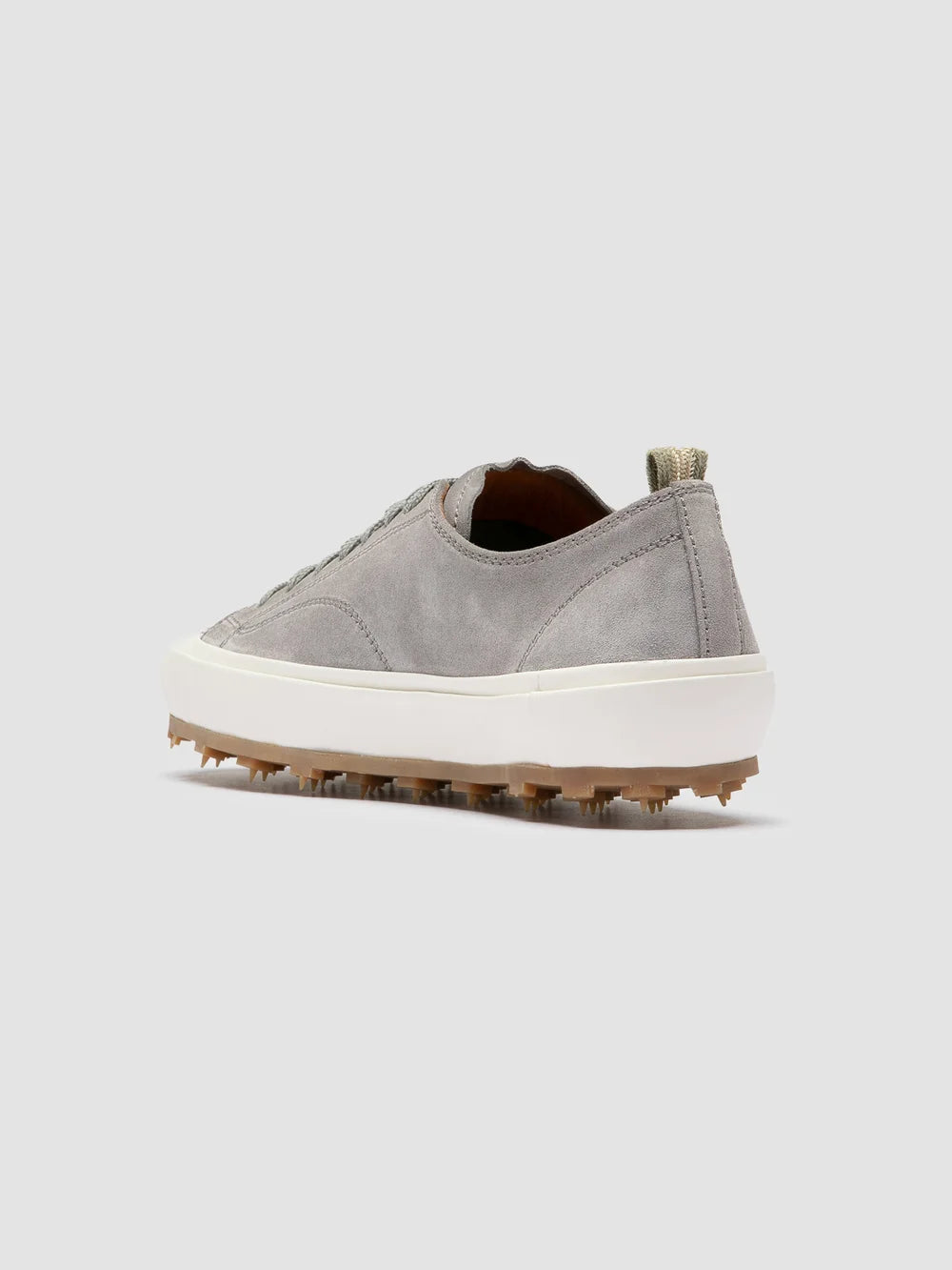 VULCAN 101 - Gray Suede Low-Top Sneakers - image 4,side view