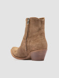 WANDA DD 103 - Brown Suede Zip Boots - thumb image 4,side view