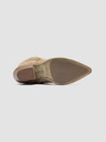 WANDA DD 110 - Taupefarbene Wildlederstiefel mit Reißverschluss - thumb image 5,side view