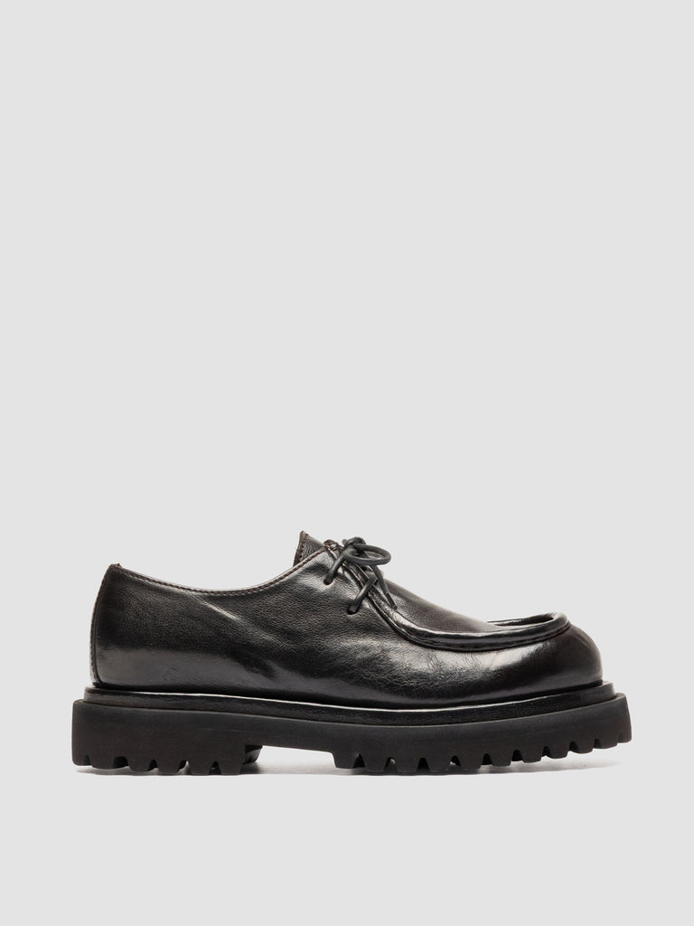 WISAL DD 125 - Brown Leather Derby Shoes