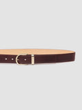 OC STRIP 100 - Burgunderroter Ledergürtel - thumb image 4,side view