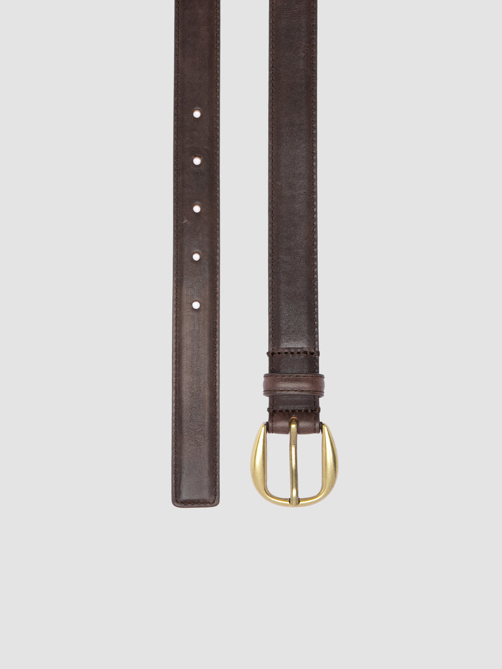 OC STRIP 102 - Brauner Ledergürtel - image 2,side view