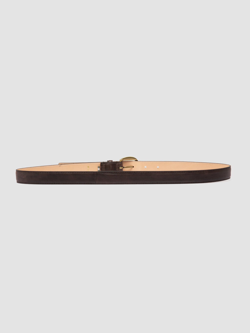 OC STRIP 102 - Brauner Ledergürtel - image 3,side view