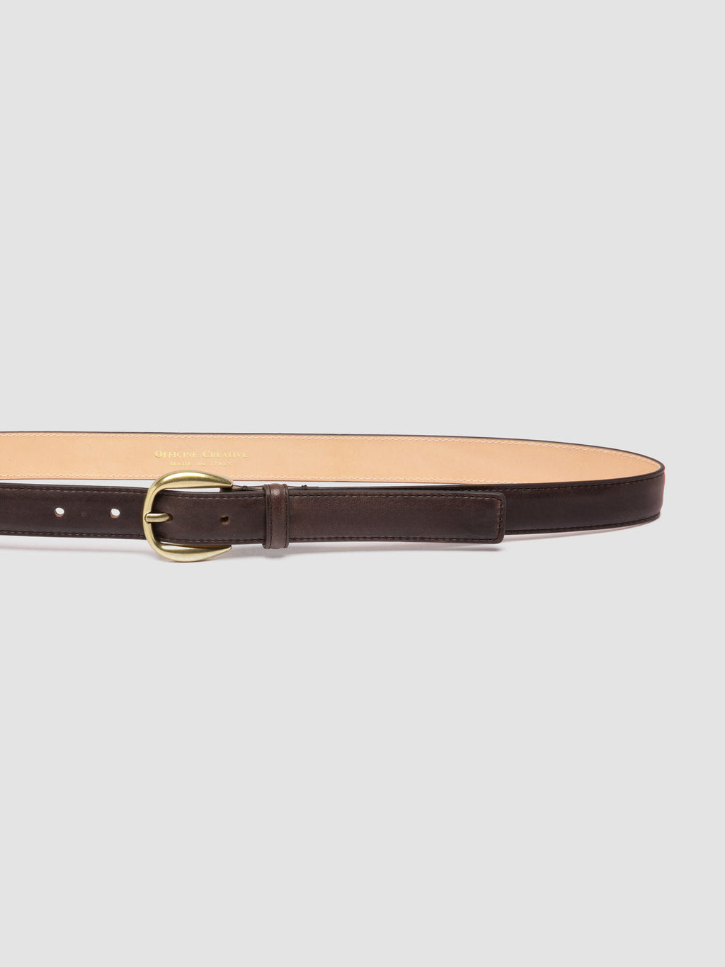 OC STRIP 102 - Brauner Ledergürtel - image 4,side view