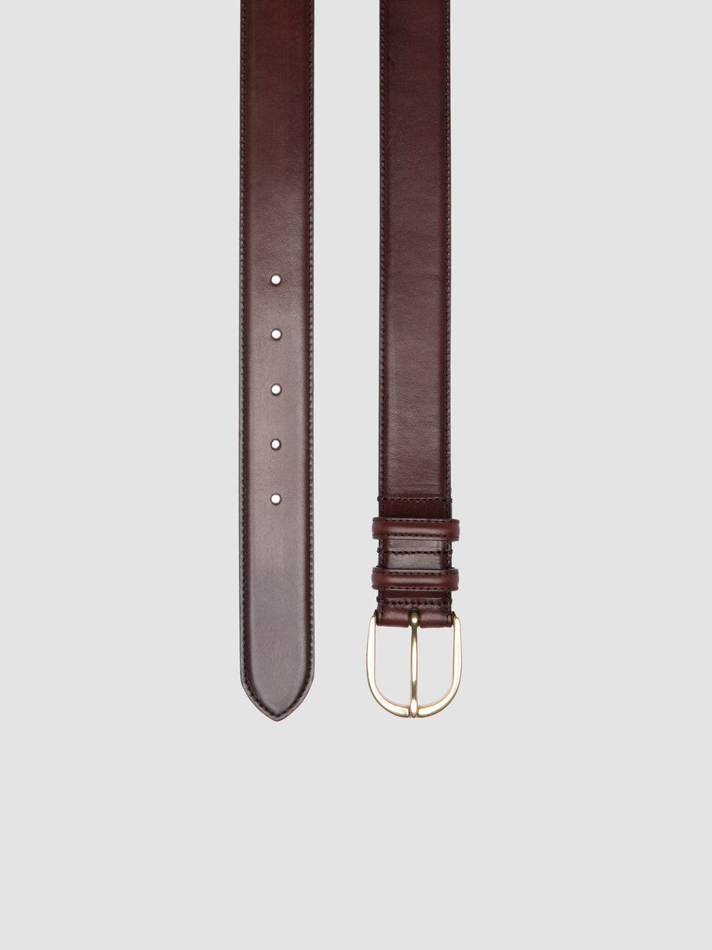 OC STRIP 105 - Brown Leather Belt - image 2,side view