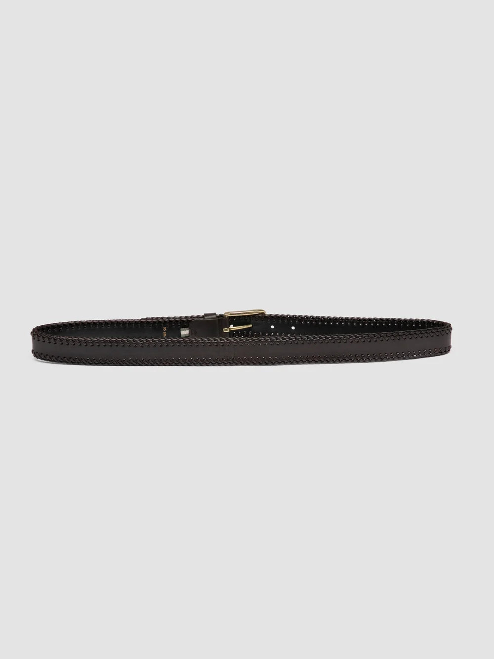 OC STRIP 108 - Brown Leather Belt - image 3,side view