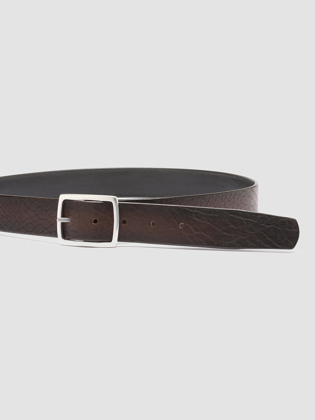 OC STRIP 10 - Brown Leather Belt - image 4,side view