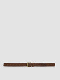 OC STRIP 29 - Brauner Gürtel aus gewebtem Wildleder - thumb image 1,side view