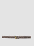 OC STRIP 29 - Taupefarbener Gürtel aus gewebtem Wildleder - thumb image 1,side view