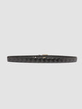 OC STRIP 29 - Black Woven Leather Belt - thumb image 2,side view