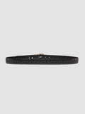 OC STRIP 46 - Black Leather Belt - thumb image 3,side view