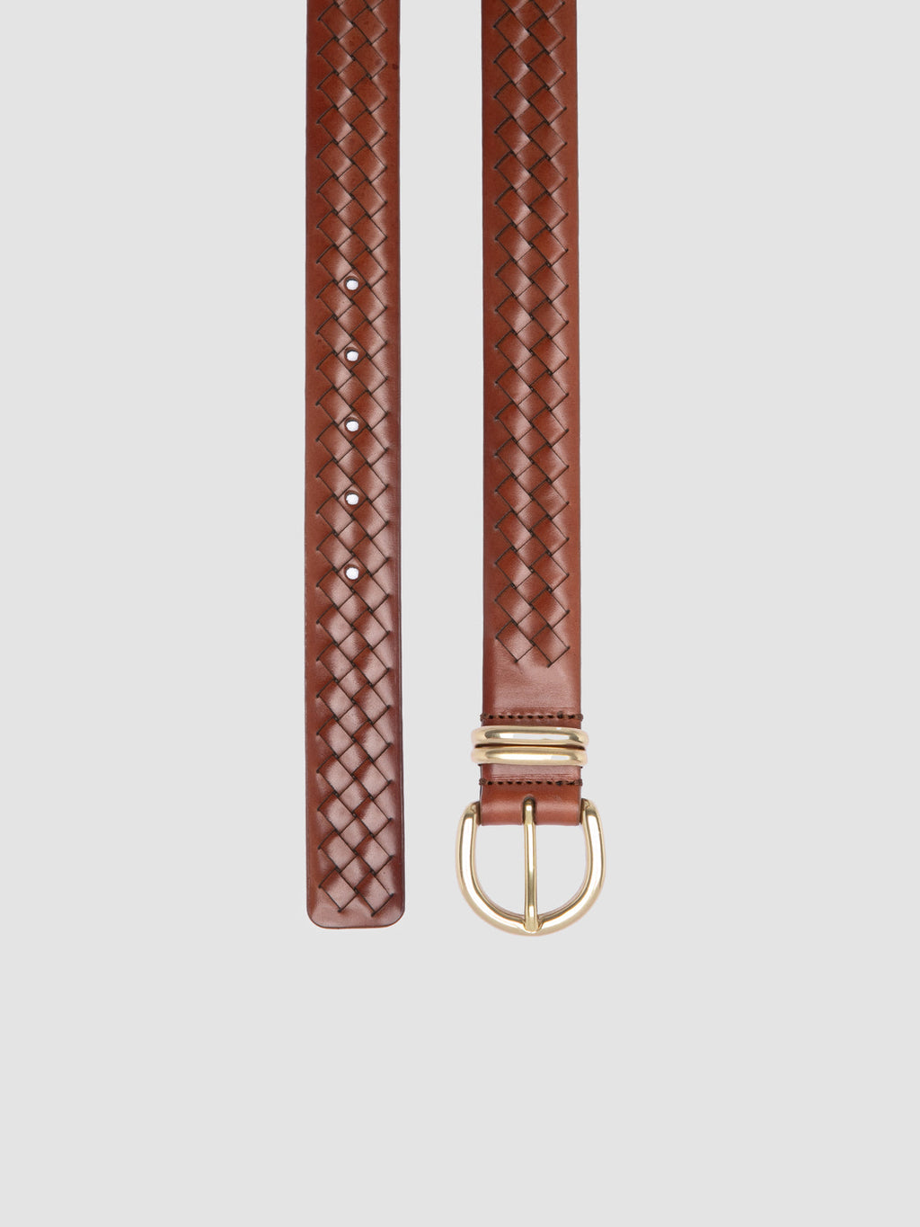 OC STRIP 46 - Brauner Ledergürtel - image 2,side view