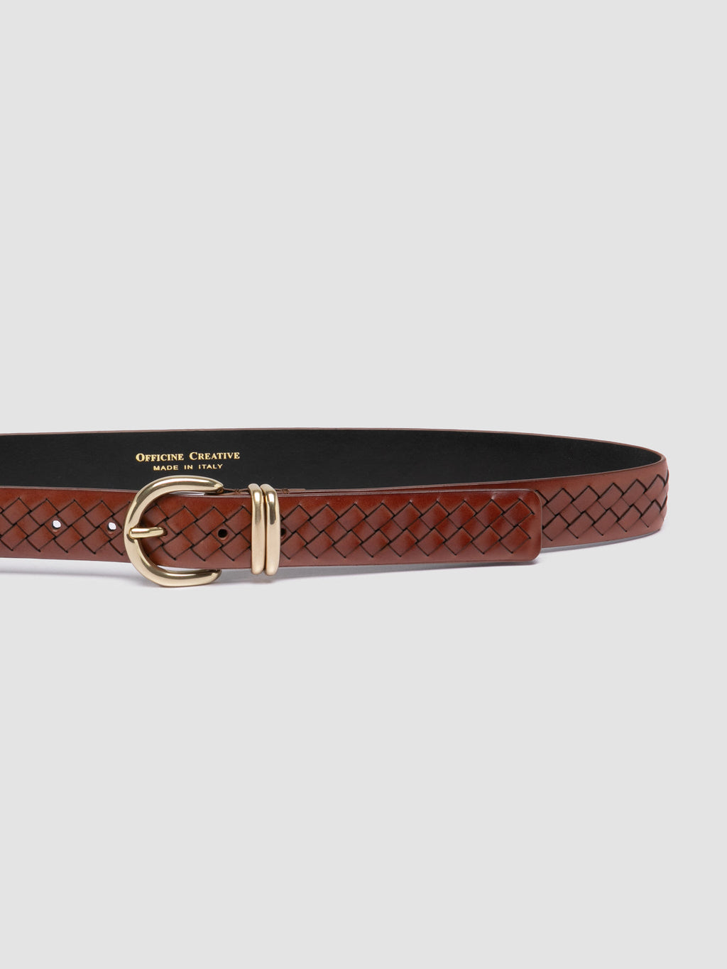 OC STRIP 46 - Brauner Ledergürtel - image 4,side view