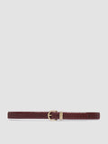 OC STRIP 46 - Burgundy Leather Belt - thumb image 1,side view