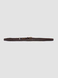OC STRIP 064 - Brauner Gürtel aus gewebtem Leder - thumb image 3,side view