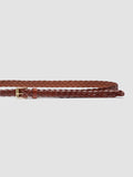 OC STRIP 064 - Brauner Gürtel aus gewebtem Leder - thumb image 4,side view