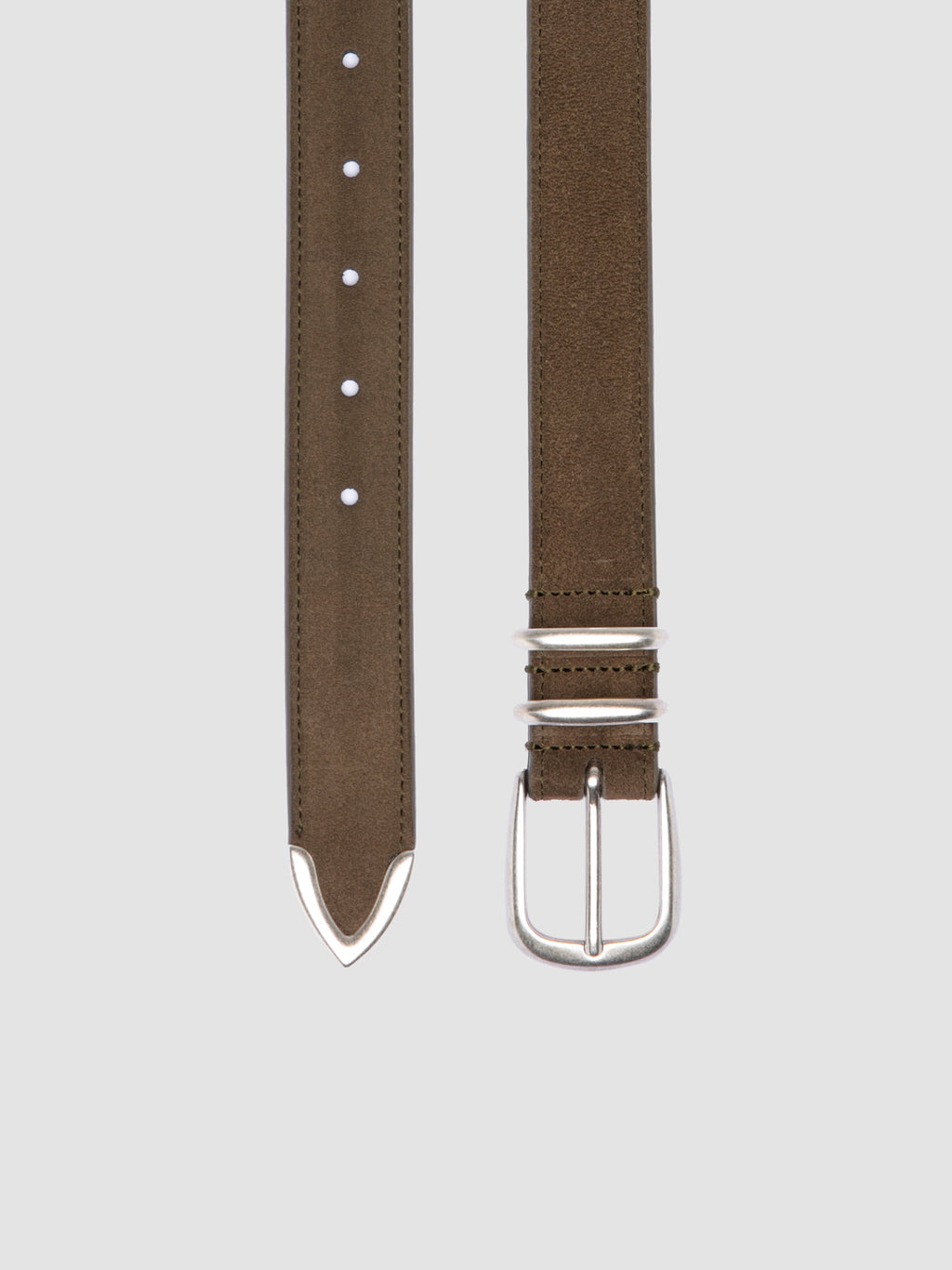OC STRIP 074 - Taupe Suede Belt - image 2,side view