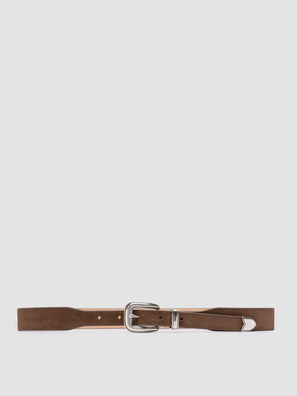 OC STRIP 092 - Brown Suede Belt - image 1,side view
