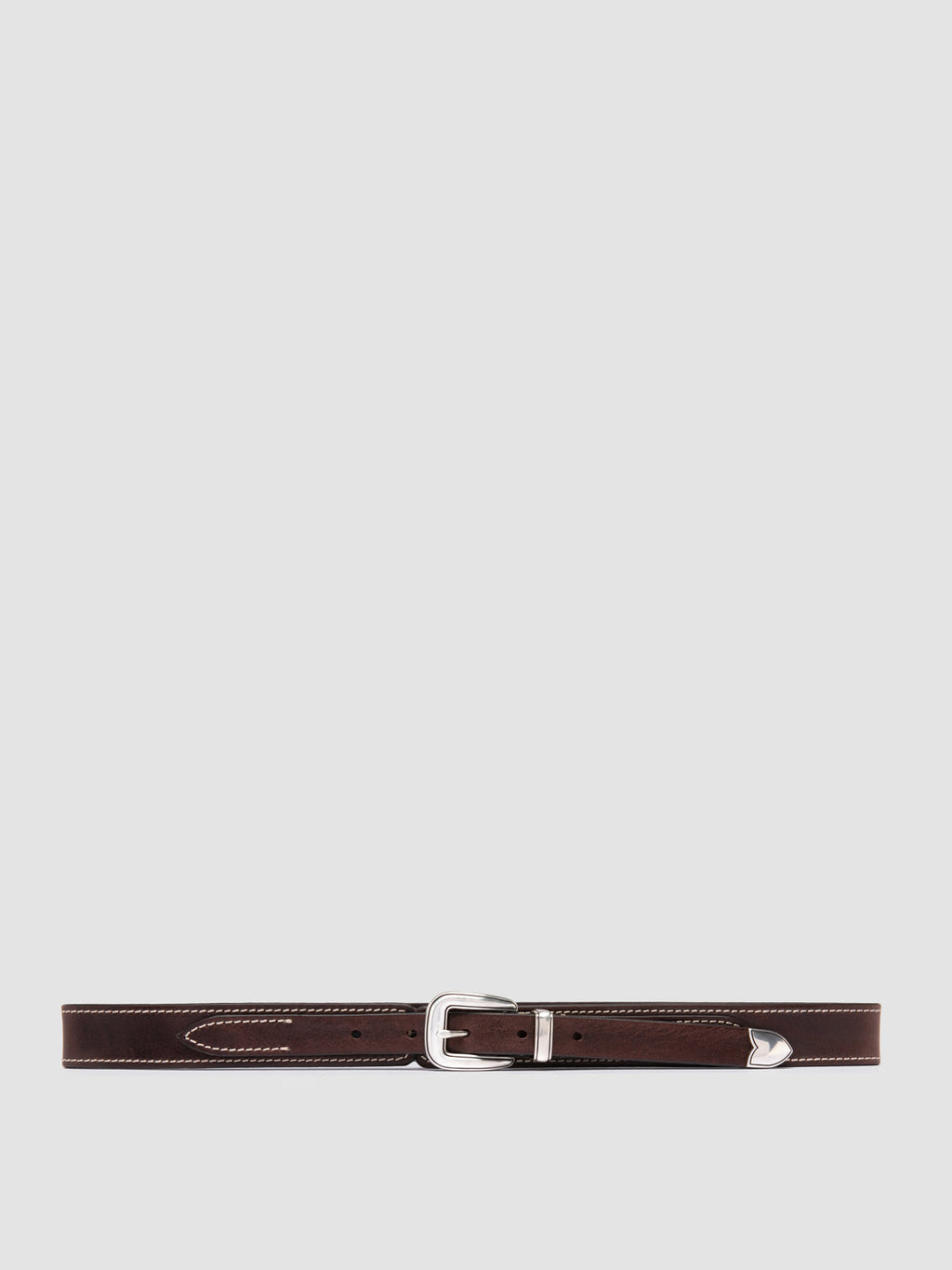 OC STRIP 097 - Brown Leather Belt - image 1,side view