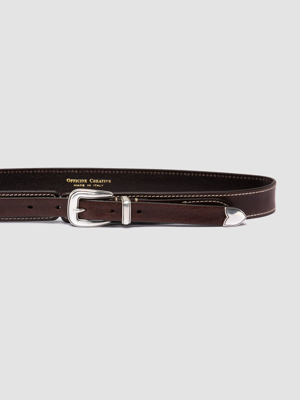 OC STRIP 097 - Brown Leather Belt - image 4,side view