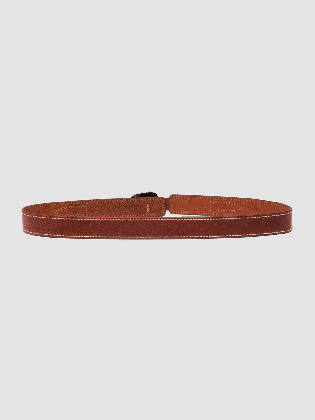 OC STRIP 097 - Brown Leather Belt - image 3,side view