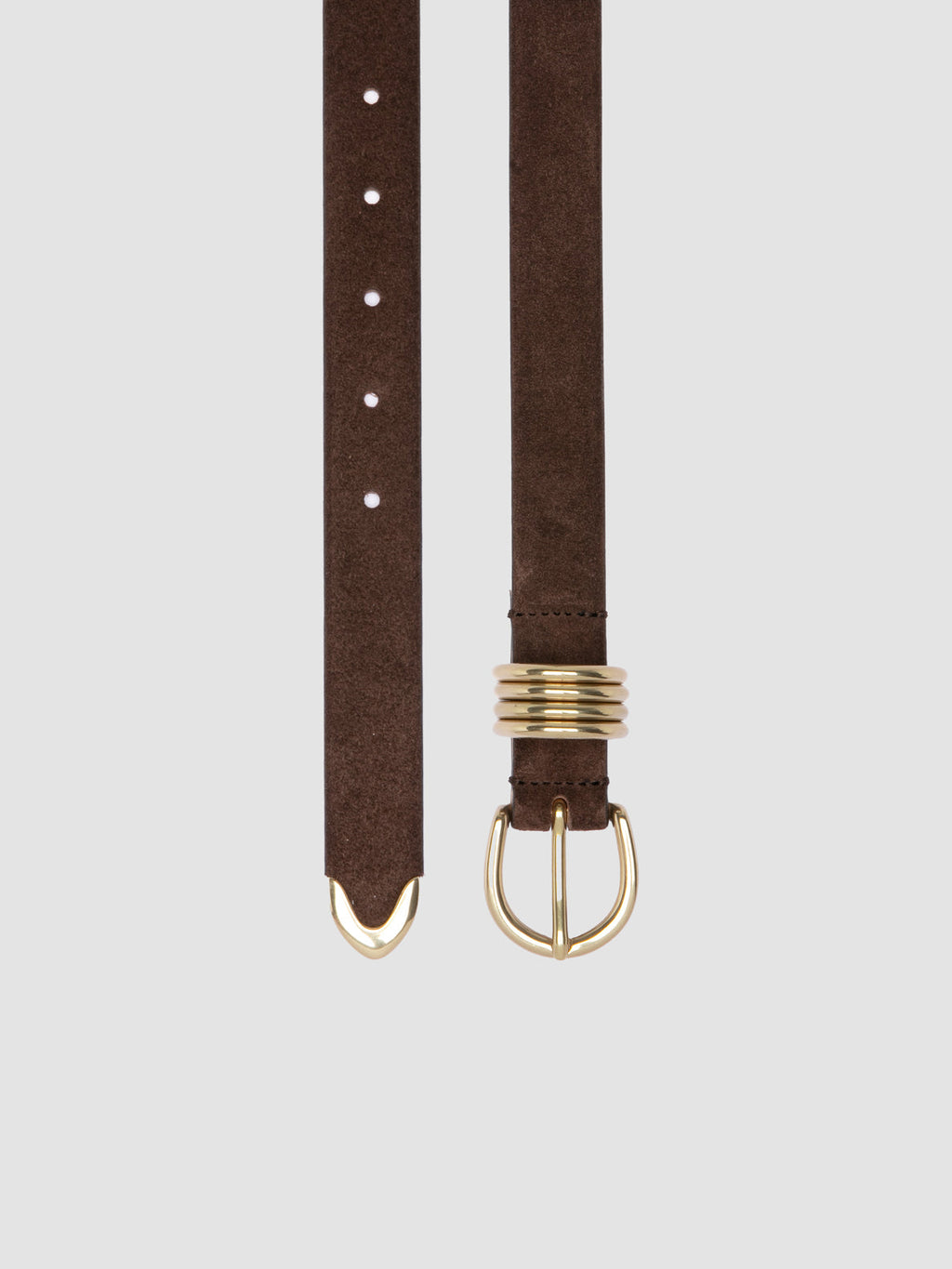 OC STRIP 098 - Brown Suede Belt - image 2,side view