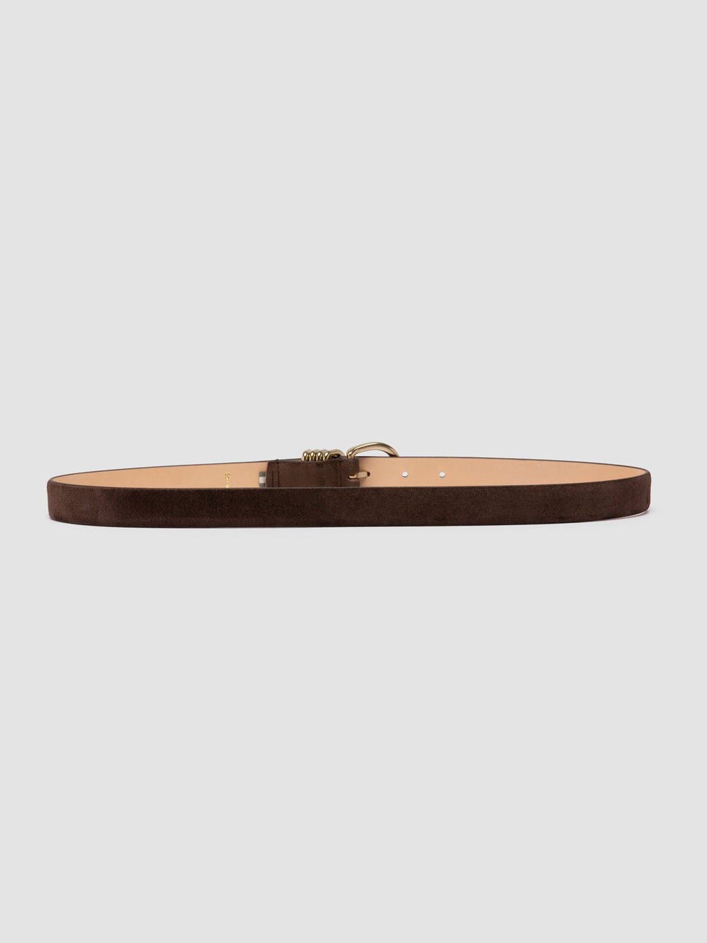 OC STRIP 098 - Brown Suede Belt - image 3,side view