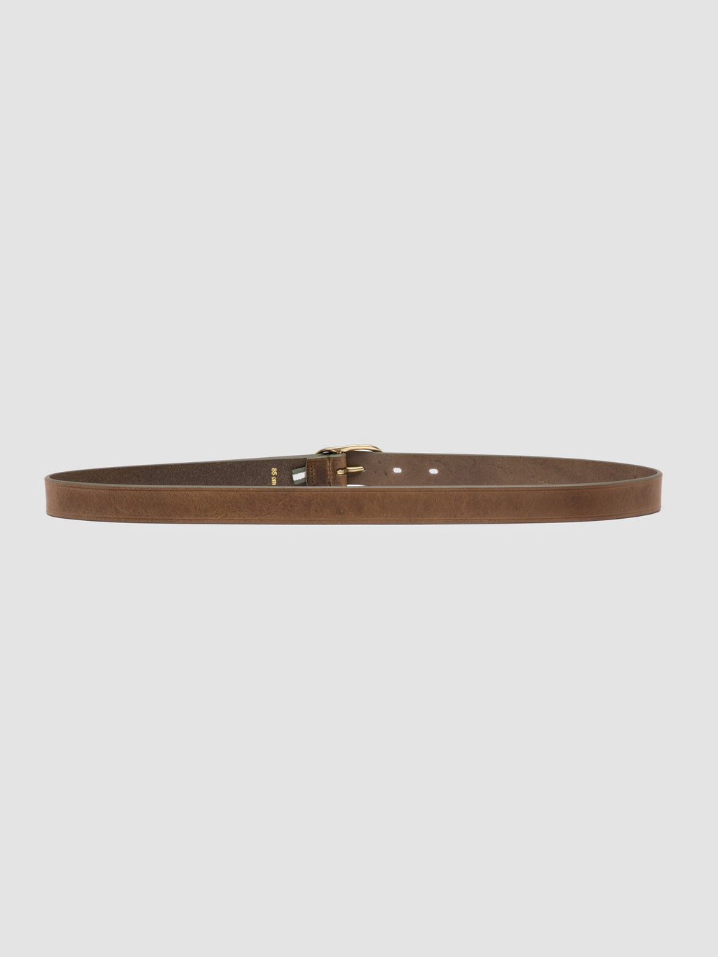 OC STRIP 099 - Black Leather Belt - image 3,side view