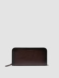 BERGE’ 01 - Brown Zip Around Leather Wallet - thumb image 1,side view
