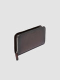 BERGE’ 01 - Brown Zip Around Leather Wallet - thumb image 3,side view