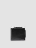 BERGE' 004 - Black Leather Wallet - thumb image 1,side view