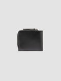 BERGE' 004 - Black Leather Wallet - thumb image 2,side view