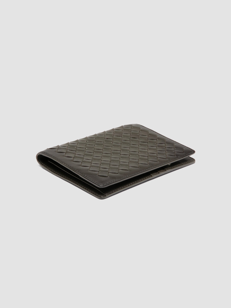 BOUDIN 127 - Green Leather Wallet Officine Creative - 3