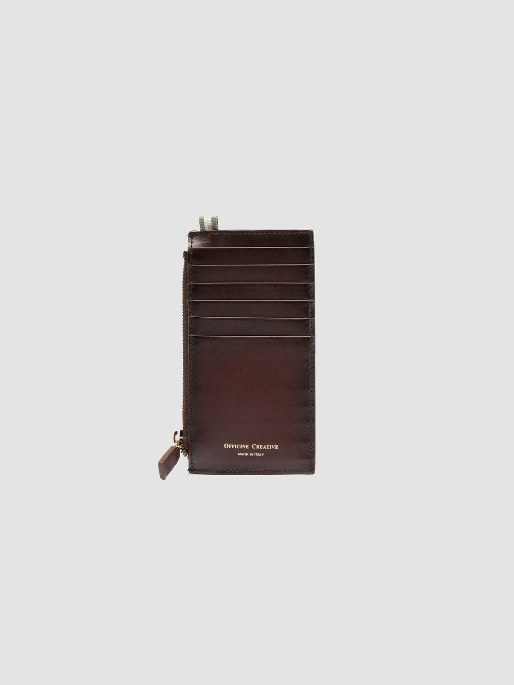 BOUDIN 18 - Brown Leather Card Holder - image 2,side view