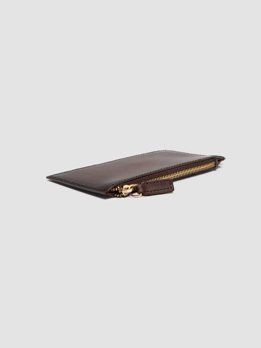 BOUDIN 18 - Brown Leather Card Holder - image 3,side view