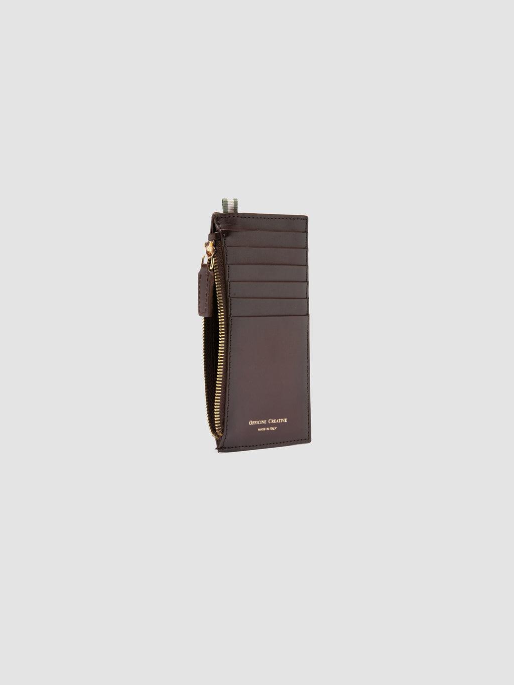BOUDIN 18 - Brown Leather Card Holder - image 4,side view