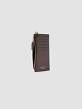 BOUDIN 18 - Brown Leather Card Holder - thumb image 4,side view