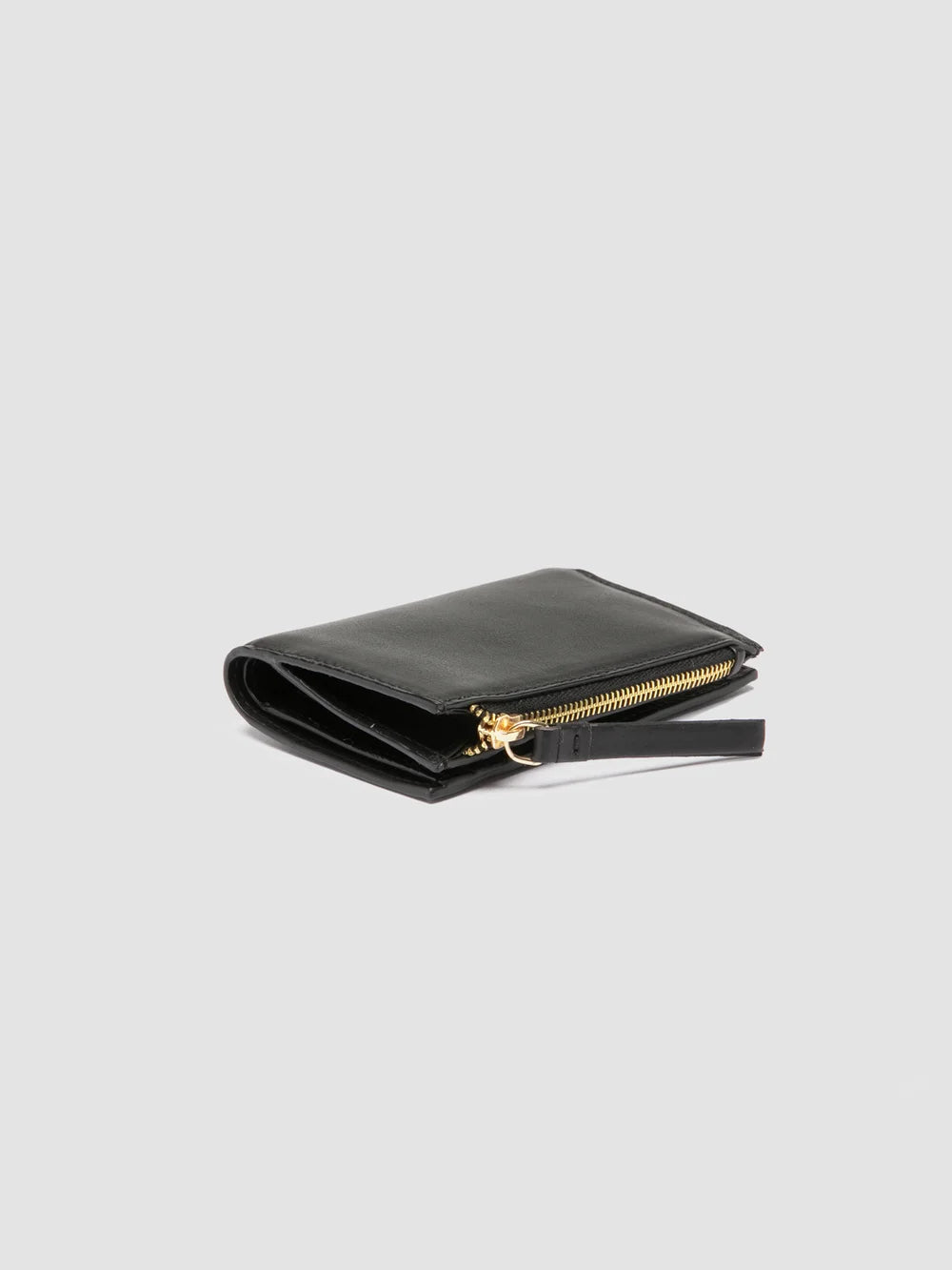 BOUDIN 028 - Black Leather Wallet - image 3,side view