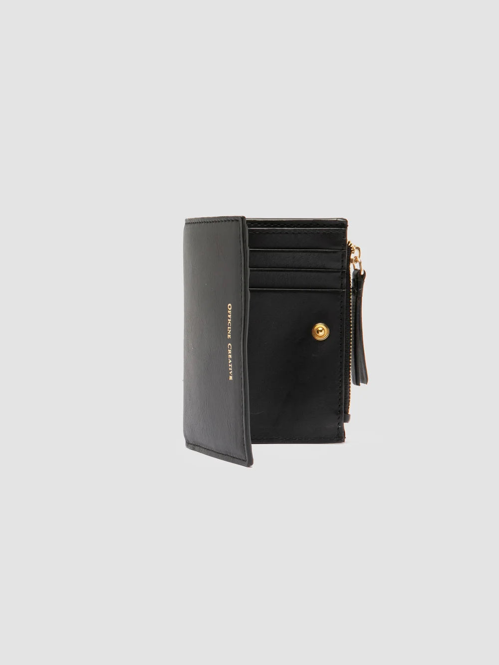 BOUDIN 028 - Black Leather Wallet - image 5,side view