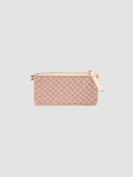 JULIET 103 - Rose Woven Leather card holder - thumb image 5,side view