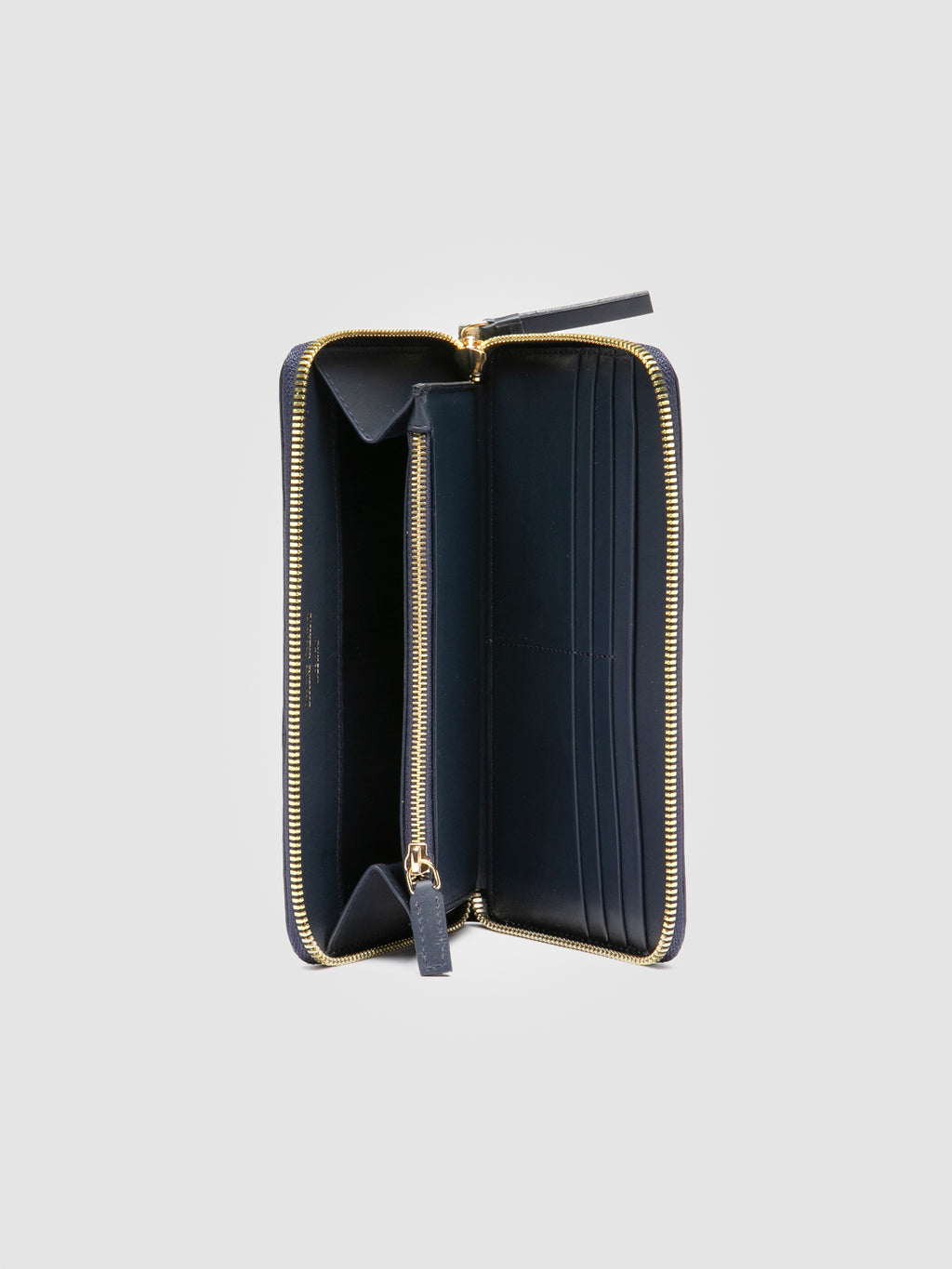 JULIET 201 - Schwarze Lederbrieftasche - image 4,side view
