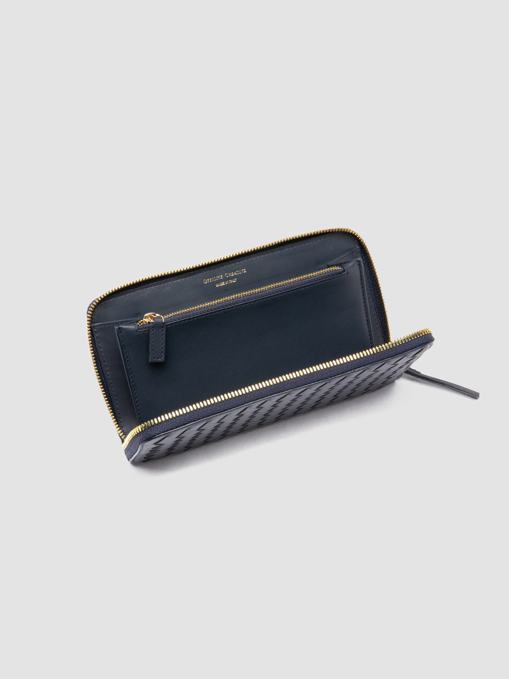 JULIET 201 - Blue Leather Wallet - image 5,side view